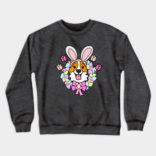 Easter Corgi Wreath Crewneck Sweatshirt